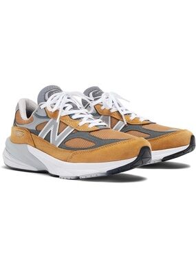 New Balance Men's Sneakers in Mustard and Gray